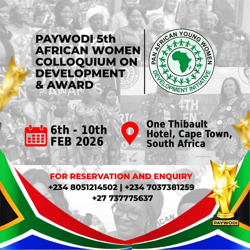 PAYWODI 5th African Women Colloquium Flyer